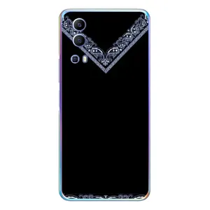 Силиконовый Чехол на Vivo Y72 (Воротник вышиванки)