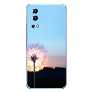 Силіконовий Чохол з кульбабками на Vivo Y72 (Захід з кульбабкою)