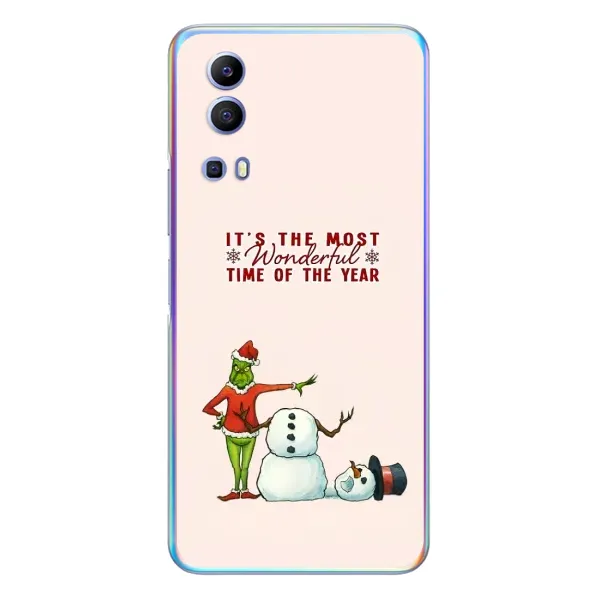 Чехол с рисунком «Злой Гринч» для Vivo Y72 Чехол с рисунком «Злой Гринч» для Vivo Y72