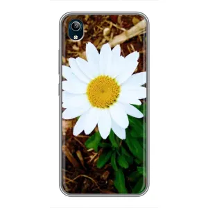 Чехол с ромашками на ViVO Y91C (Белая ромашка)