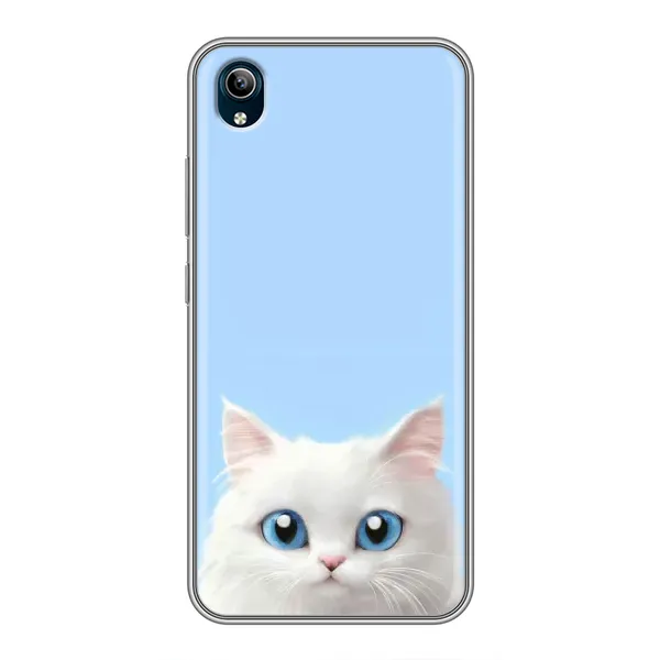 Чехол с рисунком «Белый кот» для Vivo Y91C Чехол с рисунком «Белый кот» для Vivo Y91C