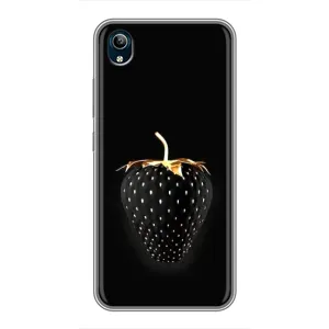Чохол з зображенням смачної їжі для ViVO Y91C (Чорна полуниця)