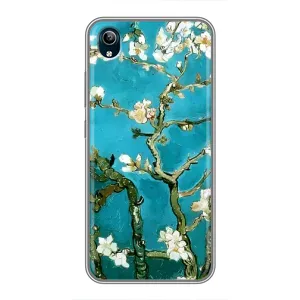 Чехол с принтом САКУРЫ на ViVO Y91C (Цветение Сакуры)