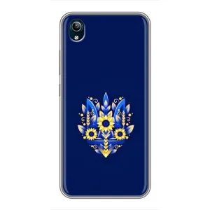 Чехол Укр Символика для ViVO Y91C (Цветущий Герб)