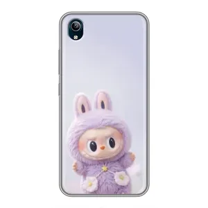Чехол с принтом Лабубу для ViVO Y91C (Фиолетовый Лабубу)