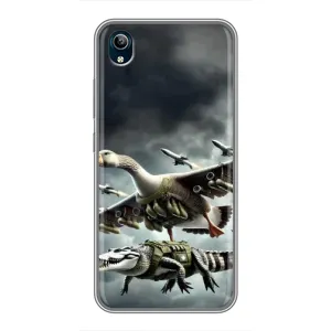 Чохол з мемами траралело тралала для ViVO Y91C (Гусіні і крокоділо)