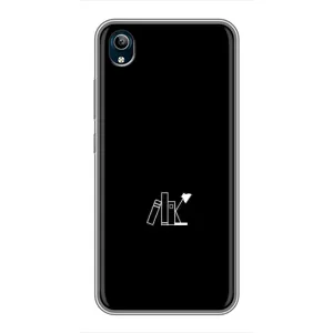 Чехол с картинками на черном фоне для ViVO Y91C (Книжки)