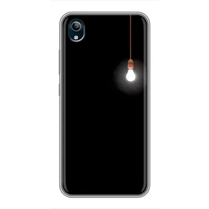 Чехол с картинками на черном фоне для ViVO Y91C (Лампочка)