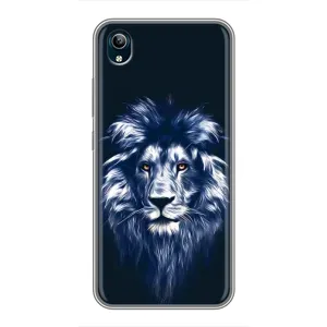 Чехол с картинкой на ViVO Y91C (Лев - синий)