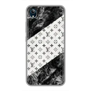 Чохол Стиль Louis Vuitton на ViVO Y91C (LV на білому)