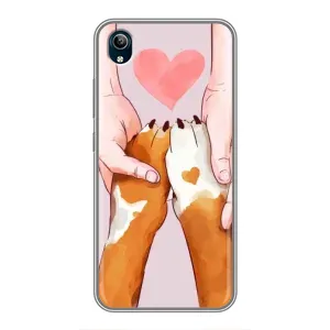 Чехол (ТПУ) Милые собачки для ViVO Y91C (Любовь к собакам)