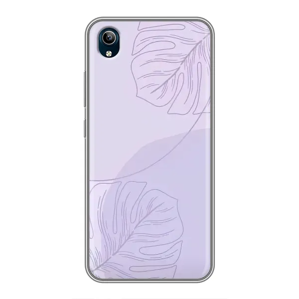 Чехол с рисунком «Монстера фиолетовая» для Vivo Y91C Чехол с рисунком «Монстера фиолетовая» для Vivo Y91C
