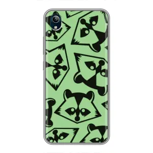 Силиконовый Чехол с Енотами на ViVO Y91C (Мордочки Енота)