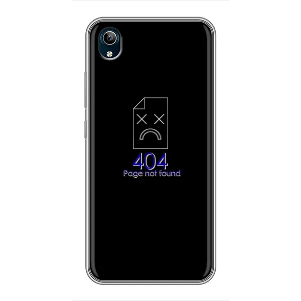 Чехол с рисунком «Ошибка 404» для Vivo Y91C Чехол с рисунком «Ошибка 404» для Vivo Y91C