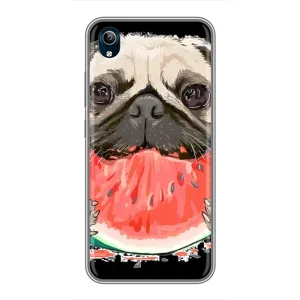 Чехол (ТПУ) Милые собачки для ViVO Y91C (Смешной Мопс)