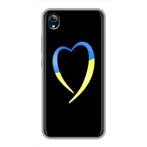Силиконовый Чехол на ViVO Y91C (Я-Украина) (Украинское сердце)