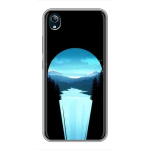 Летний Чехол на ViVO Y91C (Синий Водопад)