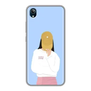 Силіконовый Чохол на ViVO Y91C з картинкой Модных девушек (Жовта кепка)