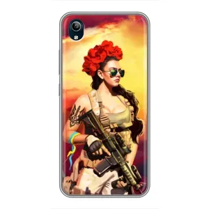 ЗСУ Чехлы (TPU) для ViVO Y91C (Женщина солдат)