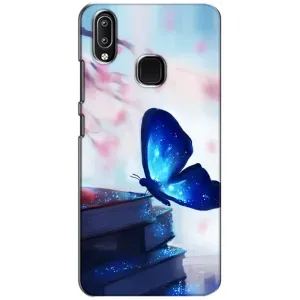 Силіконовий бампер з картинкою звірів для ViVO Y93 Lite (Метелик синій)