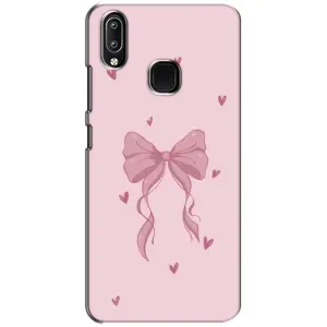 Чехол банты для ViVO Y93 Lite (Бант на розовом)