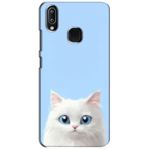 Чехол на тематику: Коты для Vivo Y93 Lite (Белый кот)
