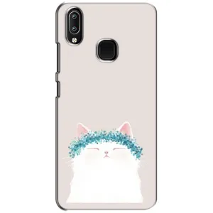 Чехол на тематику: Коты для Vivo Y93 Lite (Белый котик)