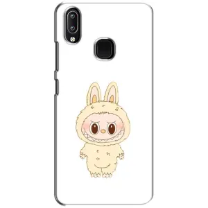 Чехол с принтом Лабубу для ViVO Y93 Lite (Бежевый Лабубу)
