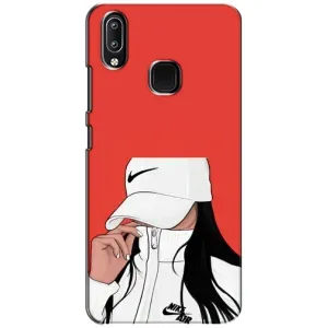 Силіконовый Чохол на ViVO Y93 Lite з картинкой Модных девушек (Дівчина Nike)