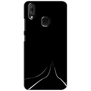 Чехол с картинками на черном фоне для ViVO Y93 Lite (Дорога)
