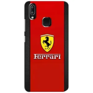 Силіконовий бампер з картинкою машини на ViVO Y93 Lite (Ferrari Logo)
