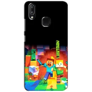 Чехлы для ViVO Y93 Lite (Персонажи Майн Крафт) (Герой Майнкрафт)