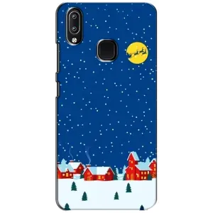 Силіконовий бампер на різдво для ViVO Y93 Lite (Місто в снігу)