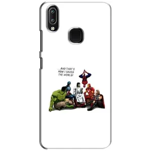 Чехлы для ViVO Y93 Lite (Для Христиан) (Иисус супергерой)