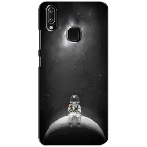 Силіконовый Чохол з принтом "Космонавти" на ViVO Y93 Lite (Космонавт романтик)