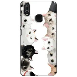 Силиконовый чехол с котиком для ViVO Y93 Lite (Коты)