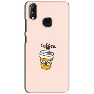 Чехол с изображением вкусной еды для ViVO Y93 Lite (Кружка кофе)