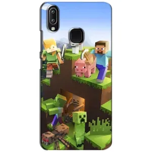 Чехлы для ViVO Y93 Lite (Персонажи Майн Крафт) (Майн-крафт)