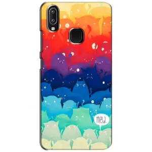 Силиконовый чехол с котиком для ViVO Y93 Lite (Mew)