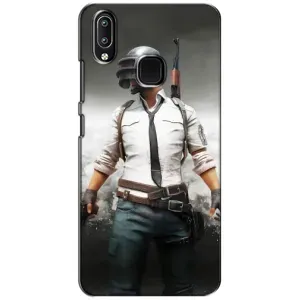 Силиконовый чехол с картинкой "Герой Pubg" на ViVO Y93 Lite (Пабг)