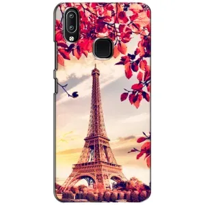 Чехол с Эйфелевой башней на ViVO Y93 Lite (Paris photo)