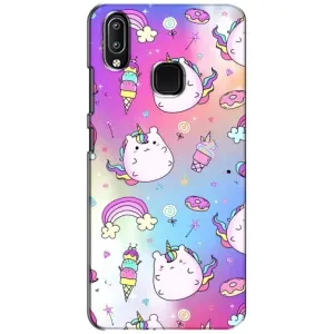 Чехол Unicorn на ViVO Y93 Lite (Радуга и Единорог)
