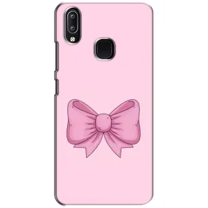 Чехол банты для ViVO Y93 Lite (Розовый бантик)