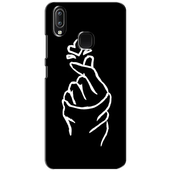 Чехол с рисунком «Сердце на черном» для Vivo Y93 Lite Чехол с рисунком «Сердце на черном» для Vivo Y93 Lite