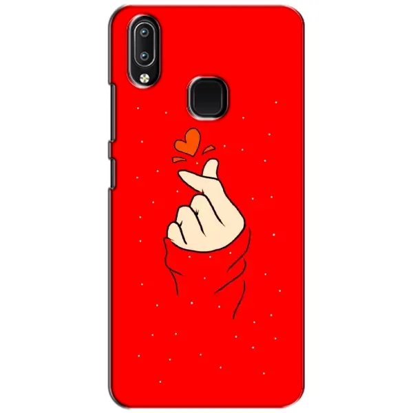 Чехол с рисунком «Сердце на красном» для Vivo Y93 Lite Чехол с рисунком «Сердце на красном» для Vivo Y93 Lite
