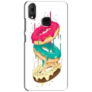 Чехол с изображением вкусной еды для ViVO Y93 Lite (Сочные пончики)