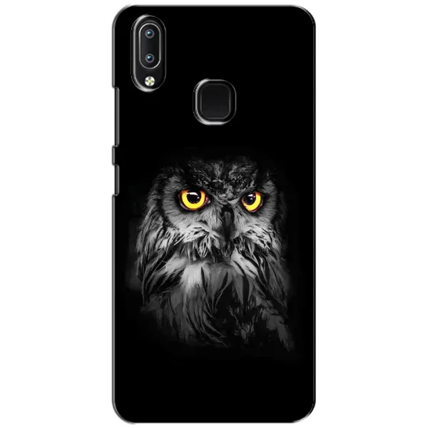 Чехол с рисунком «Сова на чёрном» для Vivo Y93 Lite Чехол с рисунком «Сова на чёрном» для Vivo Y93 Lite