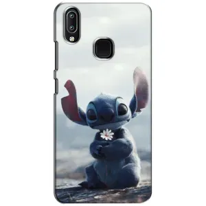 Чехол с рисунком Стич для Vivo Y93 Lite (Стич с цветочком)
