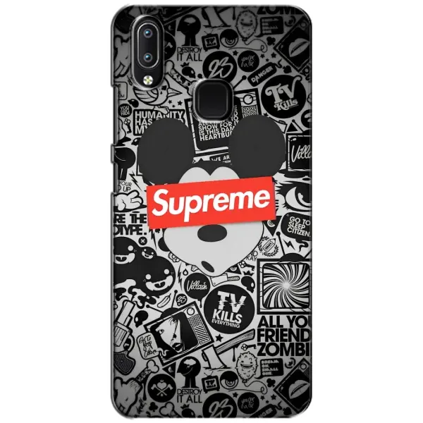 Чехол с рисунком «Supreme Маус» для Vivo Y93 Lite Чехол с рисунком «Supreme Маус» для Vivo Y93 Lite