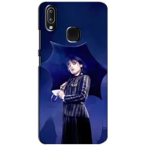 Чохол з картинкою Венсдей на ViVO Y93 Lite (Венсдей з парасолькою)